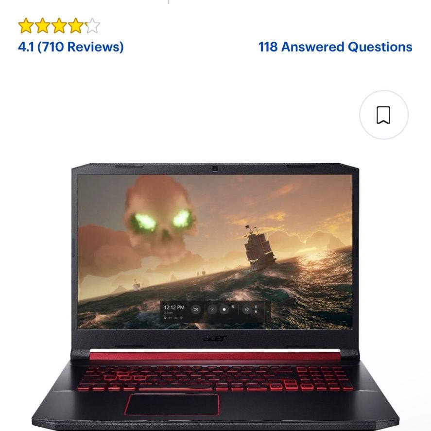 Gaming laptop 