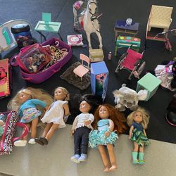 American Girl, Our Generation dolls, Full Doll House And More