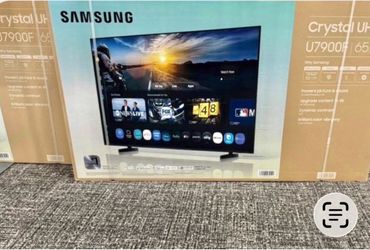 65 Samsung TV smart 4K HDTV $55 down on Financing for delivery six month warranty