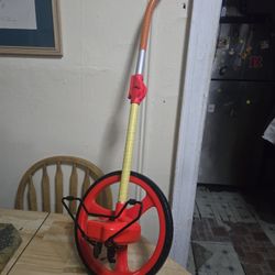Tape Measurer Rolling Wheel With ft.clock Counter.