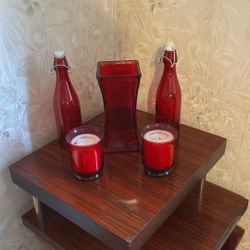 Cool Red Glassware