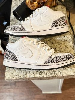 Rare 😎!! 2006 Air Jordan Phat Low ' Cement '  size 9.5 !!