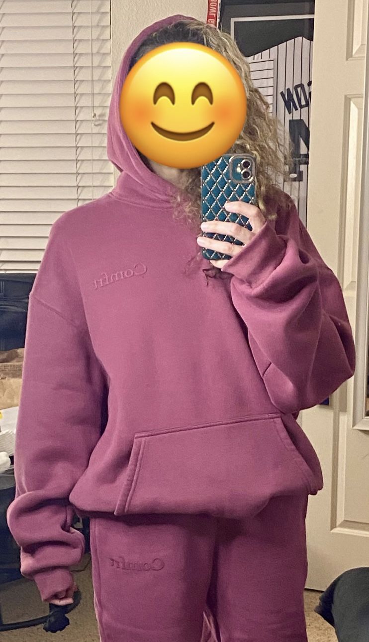 Comfrt Oversized Berry Hoodie, New In Original Packaging