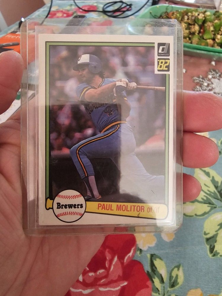 Paul Molitor Milwaukee Brewers '82 Donruss Baseball Card