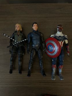 Marvel Legends Captain America, The Winter Soldier, Black Widow