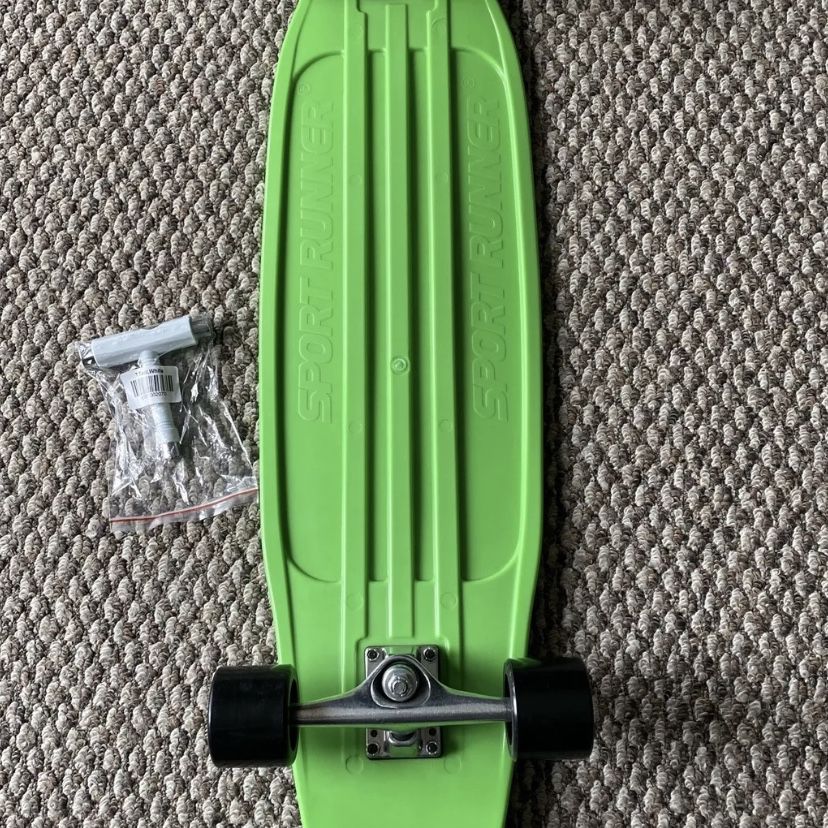 Præsident korrekt reservation Longboard Skateboard Penny Board Material Flexy Neon Green With Black  Wheels 38”X 8.75” for Sale in Huntington Beach, CA - OfferUp