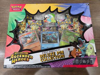 Pokemon TCG Ascended Heroes First Partners Deluxe Pin Collection