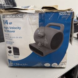 Air Mover 1/4-HP 900-CFM Centrifugal Daisy Chain Compatible Indoor Blower Fan with Timer