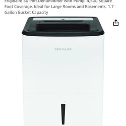 Frigidaire 50 Pint Dehumidifier with Pum