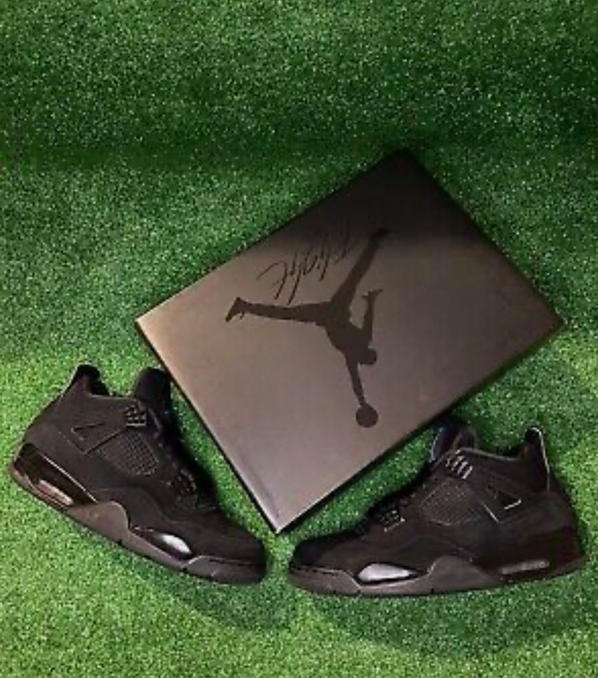 Brand New Air Jordan 4 Black Cats Size 11