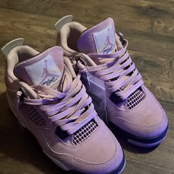 Pink Jordan 4s