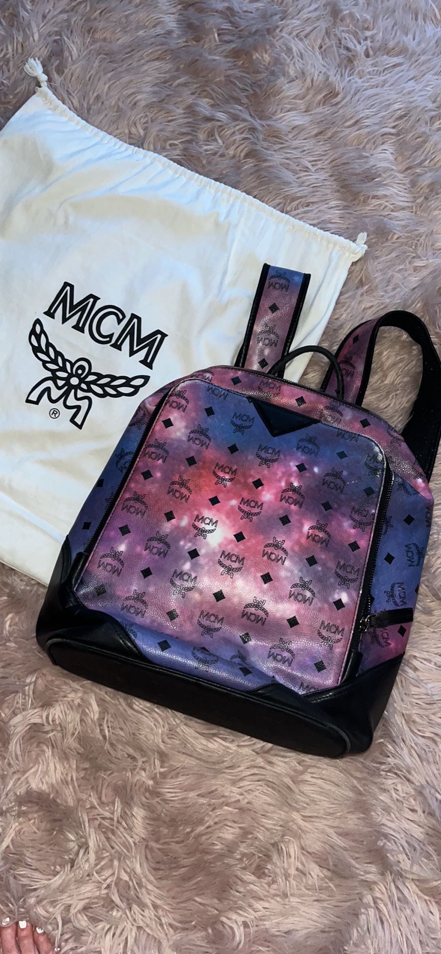 MCM Floral Small Stark Backpack for Sale in Clifton, NJ - OfferUp