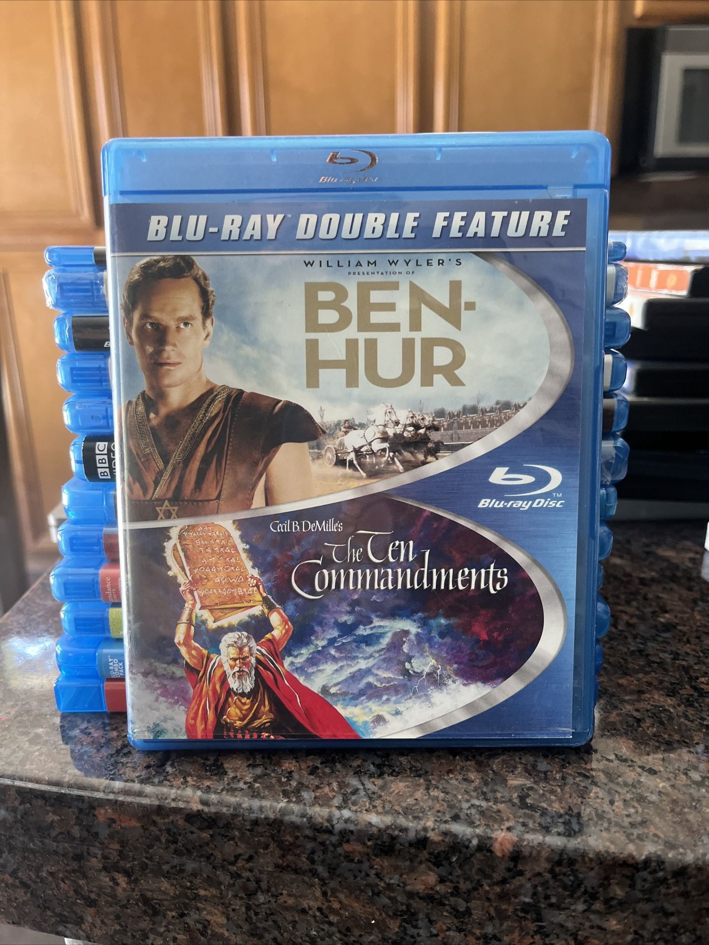 Ben Hur & Ten Commandments Double Feature (Blu Ray, 4-disc Set)