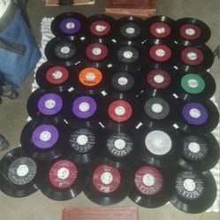 45's Records With Songs From The 1950