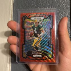 2023 Panini Prizm Brett Farve Red Wave /149 #112