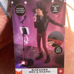 Kids Karaoke Mic And Stand