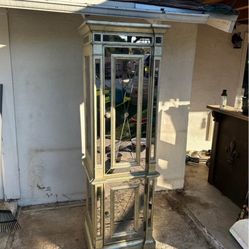 Free Standing Mirrored Cabinet 