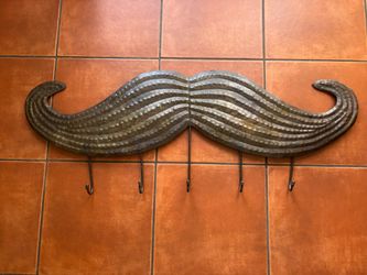 Decorative Coat Rack Mustache