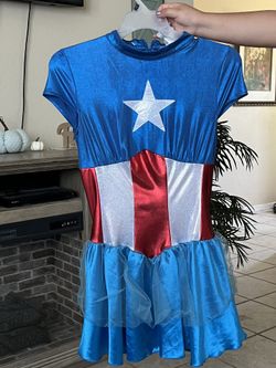 Captain America costume size 14-16