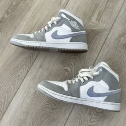 Wolf Grey Aluminum Jordan’s (mid) 