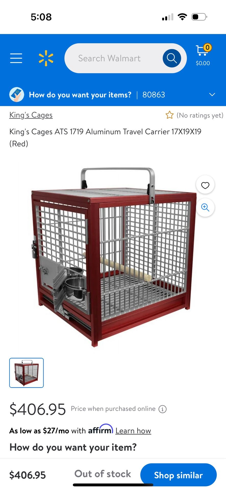Kings Cages Bird Cage