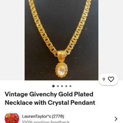 Givenchy Crystal Pendant