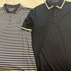 Lot Of 2 G/FORE Mens Golf Polos Size L PELICAN HILL GOLF Country Club
