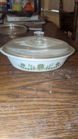 Vintage Glass bake Primrose DreamCasserole Dish