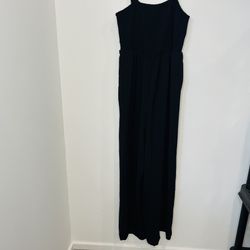 Black XL Pants Jumpsuit With Pockets