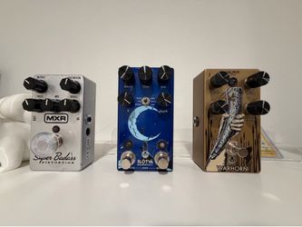 3 Guitar Effect Pedals - MXR, Warlrus Audio