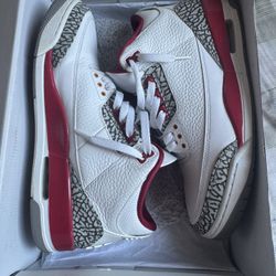 Jordan 3 Cardinal Reds