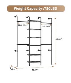 H2 Closet Organizer Hanger and Storage