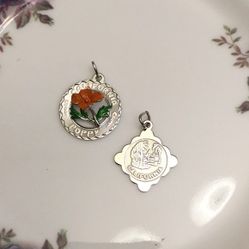 California sterling silver charms 