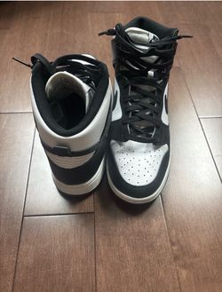 👟 Nike Dunk High Men’s Black/White Colorblock High Top Lace-Up Sneakers