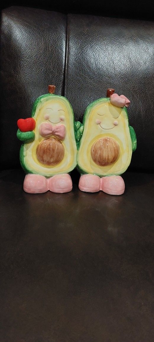 Avocado Smily Home Decoration Figurines Nwt