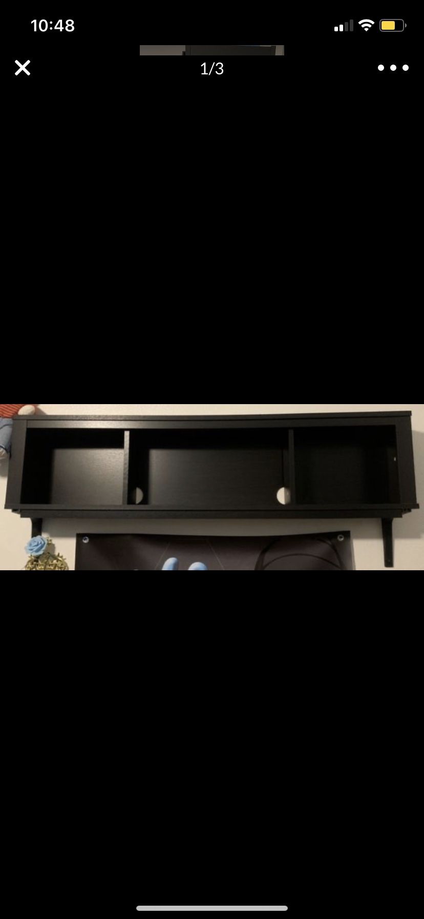 Black shelf