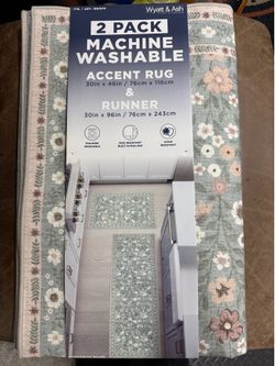 Brand new washable rugs