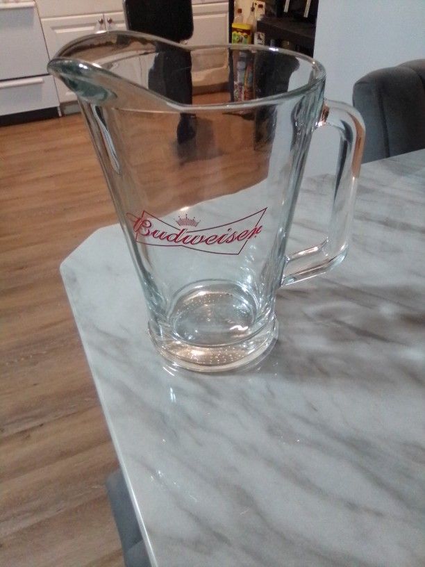 BUDWEISER DRINKING PITCHER