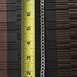 Mens Cuban Silver Bracelet 