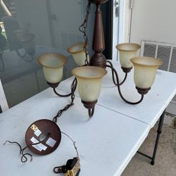 Lámpara De Araña 5 Luces. 