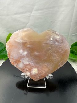 Crystal Pink Amethyst Heart
