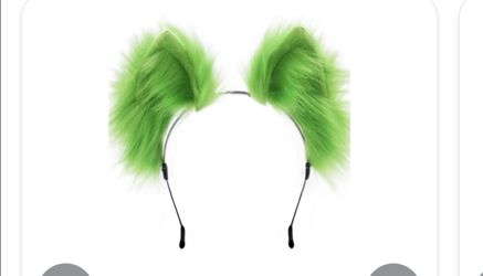 Green wolf ears