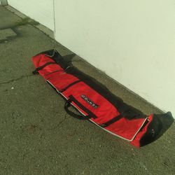 Extra Long Padded Snowboard  /  Skis Soft Bag By Vertigo Red Black 78x14x8