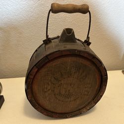 1935 antique wood canteen