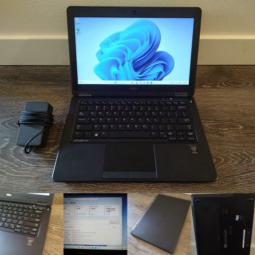 Dell 13" Ultrabook Laptop - Intel Core i5 3.0ghz, 8gb Ram, NEW 256GB SSD, Windows 11, HD 520 GPU (Minecraft)