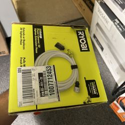RYOBI 926Z069EL W LO L:ALO +2/0Z/60 UN :0d EZCLEAN Power Cleaner 20' Siphon Extension Hose Extends or Replaces 20' Siphon Hose RY3112EH For Use Only w