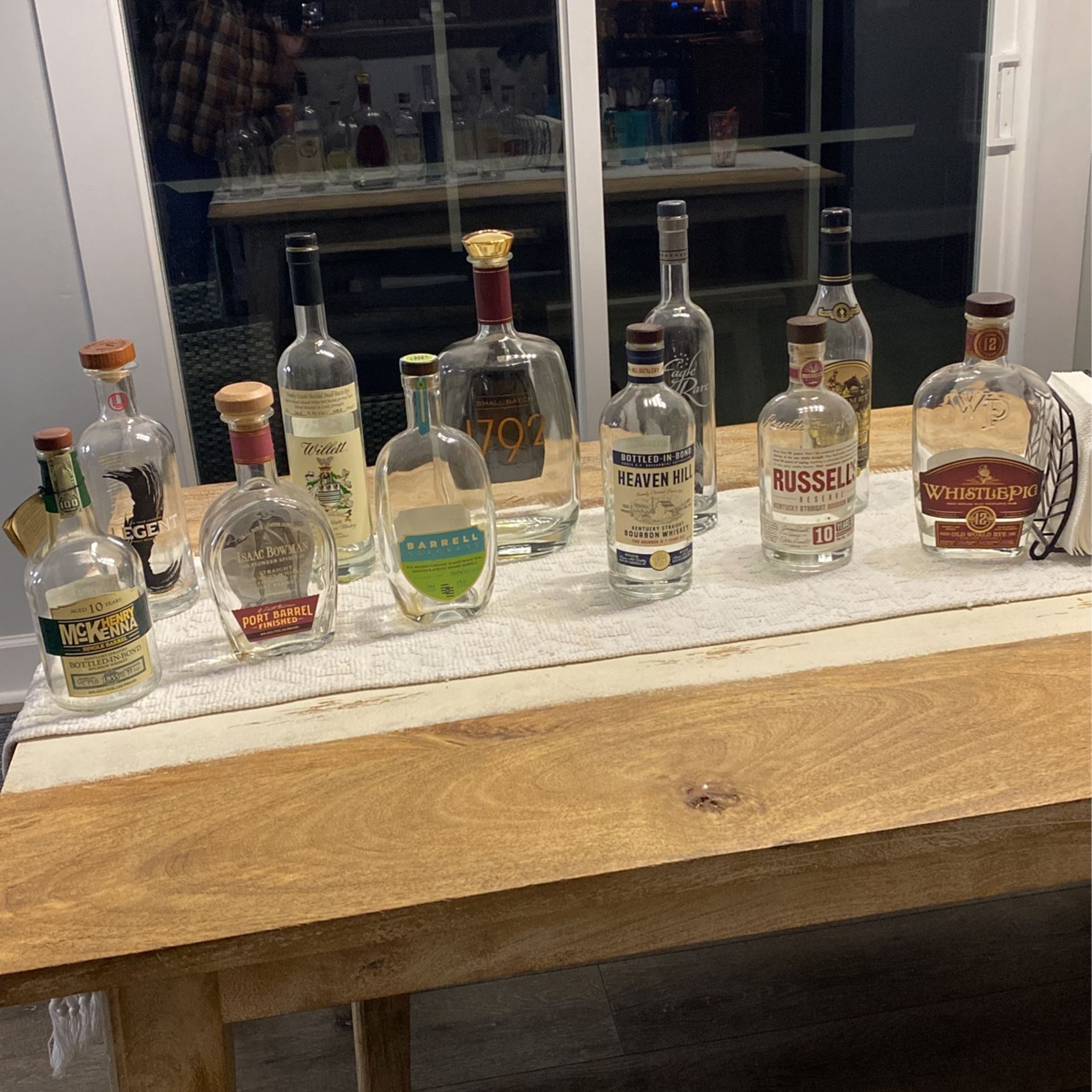 11 Rare Empty Bourbon Bottles