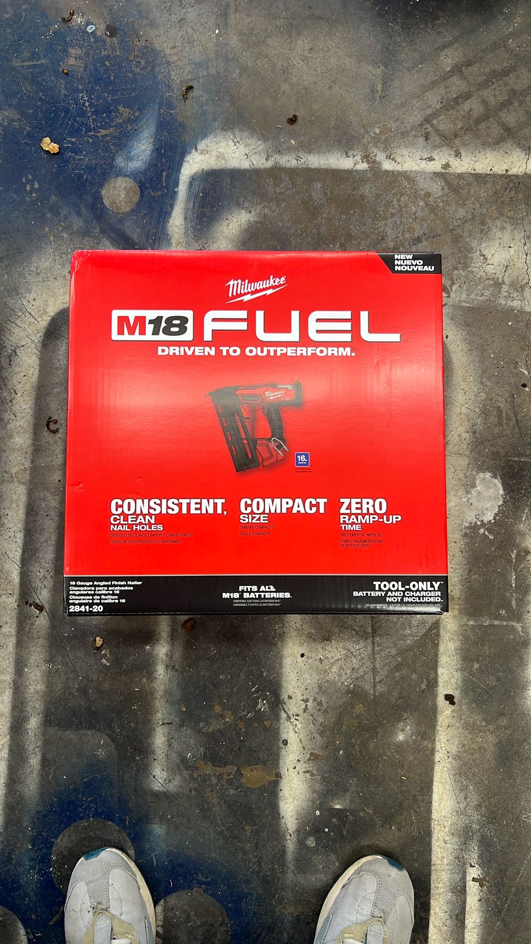Milwaukee 2841-20 16 Gauge Finish Nailer