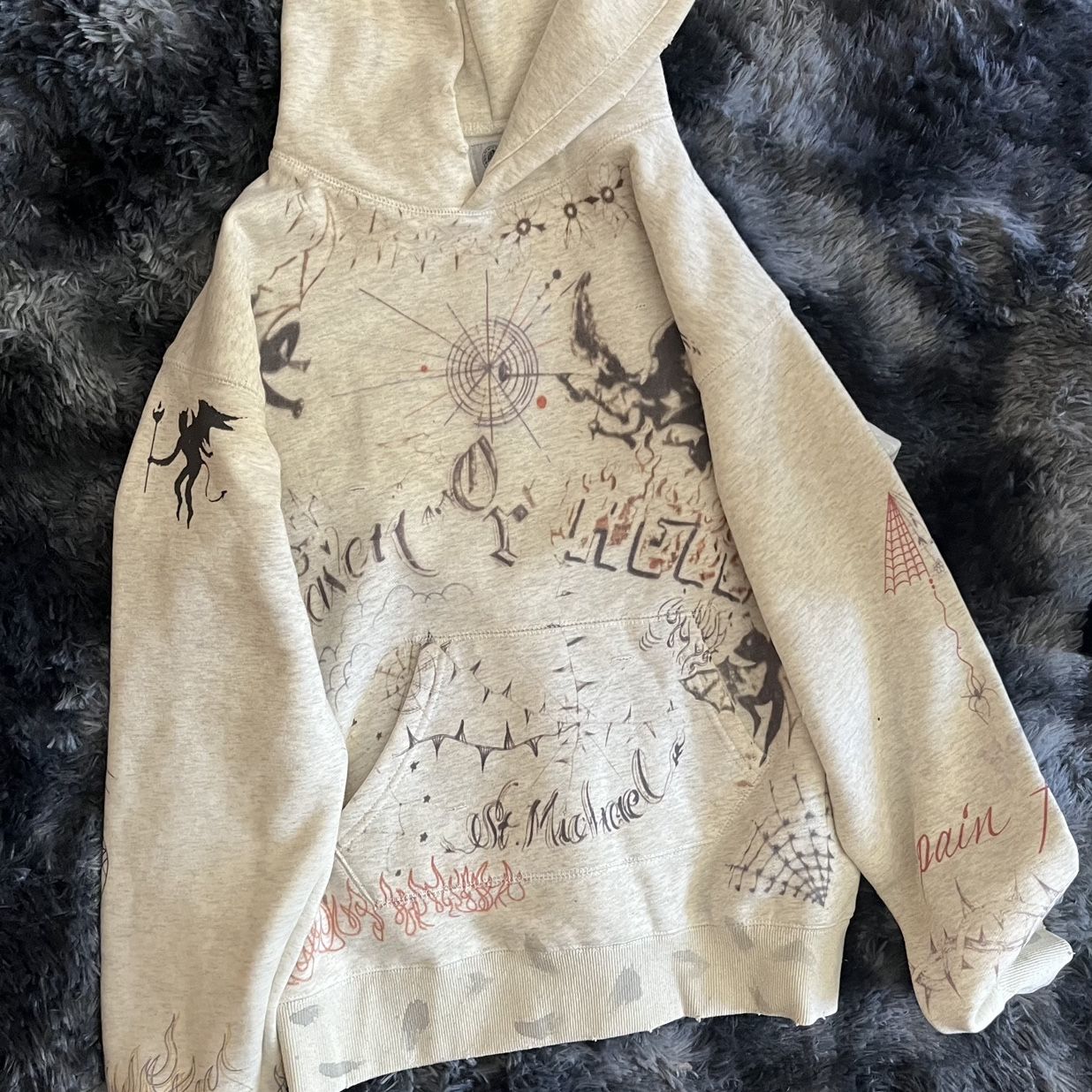 Saint Michael x Dr Woo Graffiti Hoodie for Sale in Tallahassee, FL