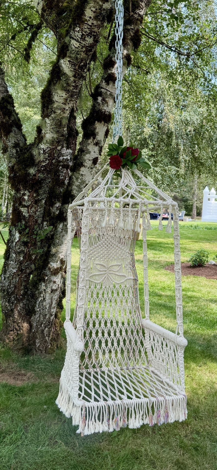 Sturdy Macrame Hammock Swing/Hanging Chair